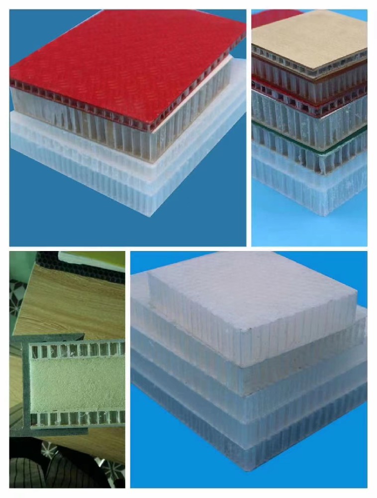 PLASTIC HONEYCOMB PANEL WITH NON-WOVEN