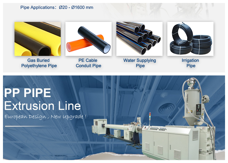 20-160MM  PE PIPE PRODUCTION LINE