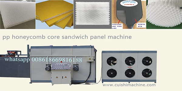PP honeycomb panel machine